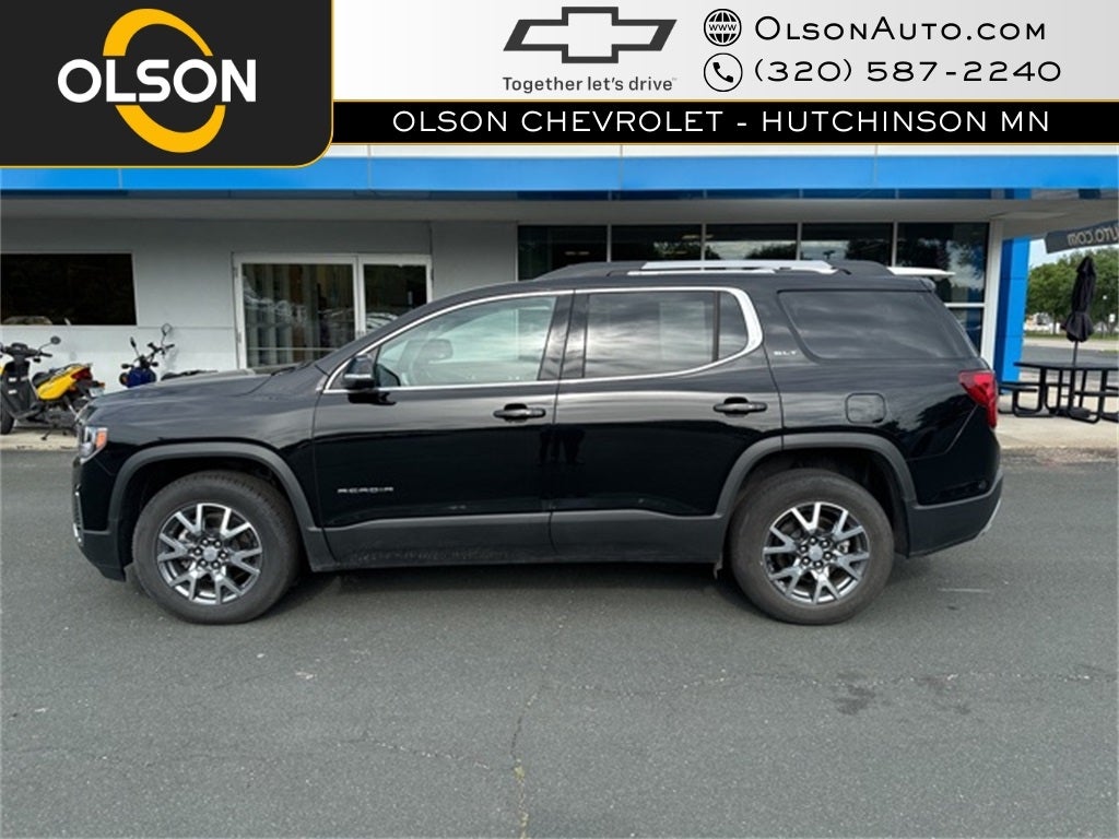 Used 2023 GMC Acadia SLT with VIN 1GKKNUL46PZ213562 for sale in Redwood Falls, Minnesota